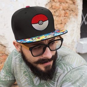 Pokemon hat cap embroidered hip-hop wizard baseball trucker men’s women’s NEW